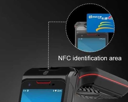 Android handheld with NFC in transportation