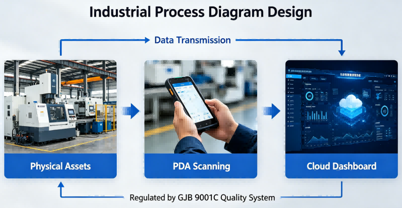 Military-grade integrated asset management workflow from hardware to SaaS.