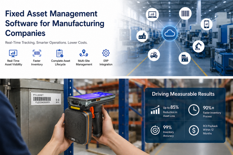 What is fixed asset management software? How does RFID asset tracking work? Barcode vs RFID Manufacturing asset management Asset lifecycle management Best asset tracking software RFID inventory management Enterprise asset management