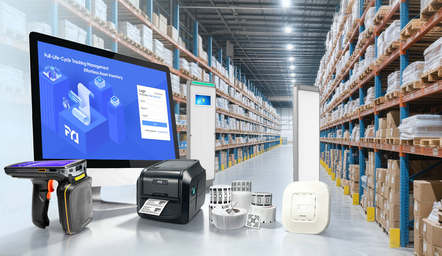 Integrated RFID Software and Hardware for Enterprise Digital Transformation