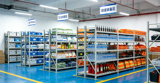 FYJ RFID emergency supply warehouse management solution for automated inbound, outbound, inventory tracking, and traceability